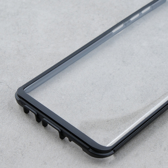 Чoхол до Samsung Galaxy S10 Plus, Dexnor Full Body Rugged, прозорий / чорний