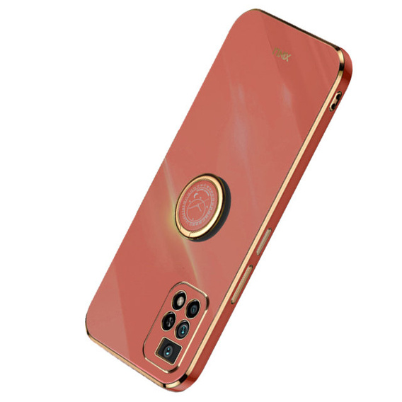Чoхол до Xiaomi Redmi 10, Electro Ring, червоний