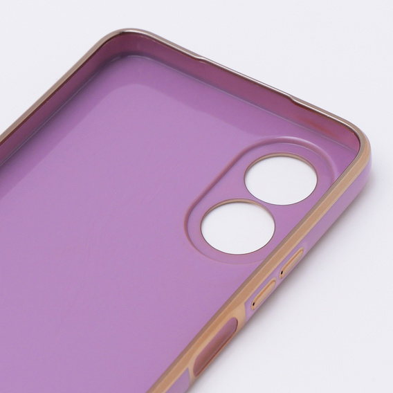 Чехол для Oppo A38 4G / Oppo A18 4G, Glamour CamShield, фиолетовый
