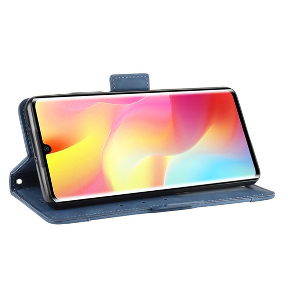 Откидной чехол для Xiaomi Mi Note 10 Lite, Card Slot, синий