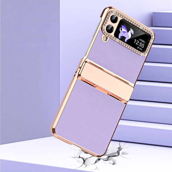 Чехол для Samsung Galaxy Z Flip 4 5G, ElectroLeather, фиолетовый