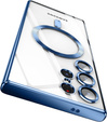 Чoхол до Samsung Galaxy S23 Ultra, MagSafe Hybrid, темно-синій 