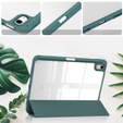 Чехол для iPad 10.9 2022 10 Gen, Smartcase Hybrid, с местом для стилуса, тёмно-зелёный