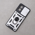 Чохол NOX Camera Slide Motorola Edge 40 Neo, CamShield Slide, срібло