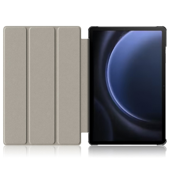 Чехол для Samsung Galaxy Tab S9 FE+ Plus, Smartcase с местом для стилуса, серый