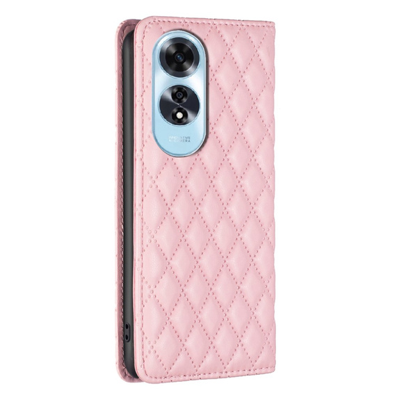 Откидной чехол для Oppo A60, Wallet, BINFEN COLOR, розовый