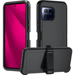 Бронечохол для T Phone 2 Pro 5G, Belt Clip, з кліпсою, чорний