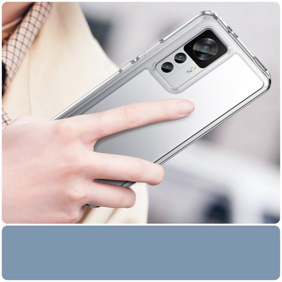 Чoхол до Xiaomi 12T Pro 5G, Fusion Hybrid, прозорий