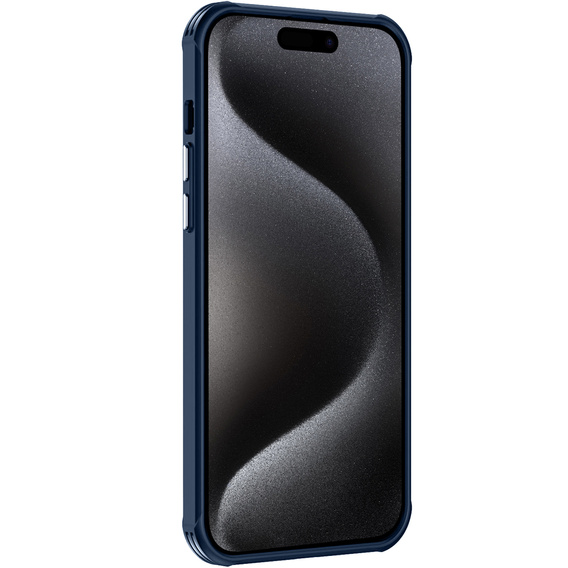 Магнитный чехол для iPhone 15 Pro Max, для MagSafe, синий