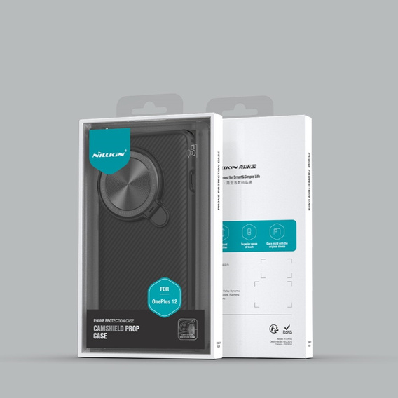 Nillkin Броньований чохол для OnePlus 12 5G, CamShield Prop, для Magsafe, чорний