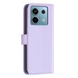 Откидной чехол для Xiaomi Redmi Note 13 Pro 4G / Xiaomi Redmi Note 14S / Xiaomi Poco M6 Pro 4G, BINFEN Wallet, фиолетовый