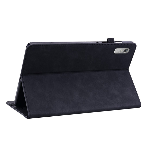 Чехол до Lenovo Tab P11 Gen 2, Wallet Pen Slot, чёрный