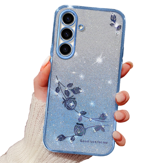 Чохол для Samsung Galaxy A05s 4G, Glitter Flower, м'яти