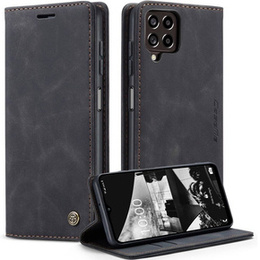 Чехол CASEME для Samsung Galaxy M33 5G, Leather Wallet Case, чёрный