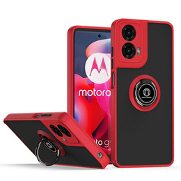 Чохол для Motorola Moto G24 / G24 Power / G04, Frosted Ring, червоний