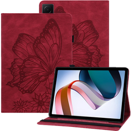 Чехол до Lenovo Tab M9, Wallet Pen Slot, butterflies, коричневый