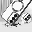 Чехол для Samsung Galaxy S23, Electro MagSafe, чёрный + стекло для экрана