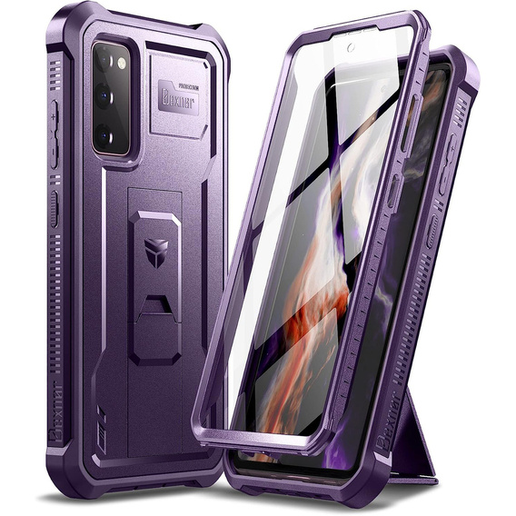Бронированный чехол для Samsung Galaxy S20 FE, Dexnor Full Body, тёмно-фиолетовый