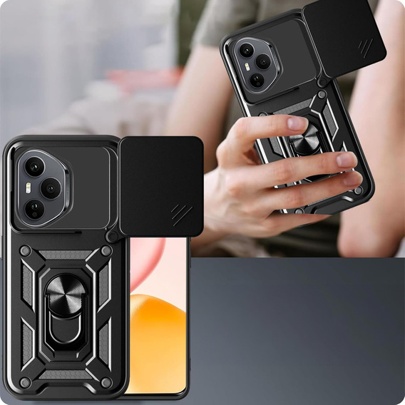 Чехол NOX Camera Slide Honor 400 Pro 5G, CamShield Slide, чёрный