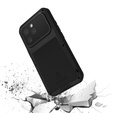 Чехол Love Mei до iPhone 16 Pro Max, armored with glass, чёрный