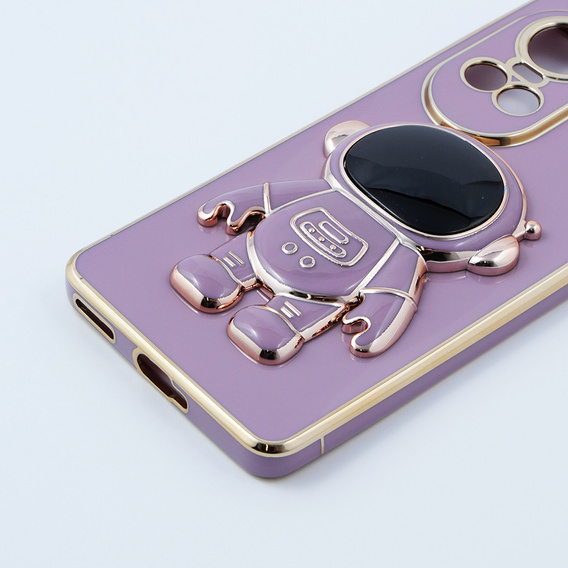 Чехол до Oppo Reno 10 / 10 Pro, Astronaut, фиолетовый