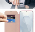 Чохол-книжка для Samsung Galaxy S25 Edge, RFID Wallet MagSafe CamShield, рожевий