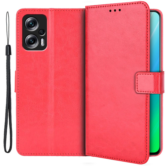 Чехол Wallet до Xiaomi Poco X4 GT 5G, Red
