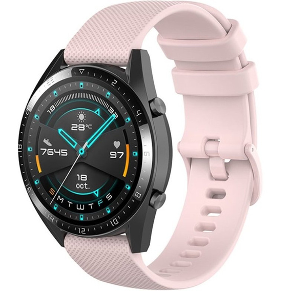 Силіконовий ремінець до Huawei Watch GT Runner / GT 3 46mm, Rose Pink