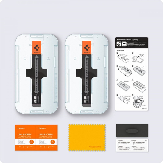 SPIGEN Скло з рамкою Glas.TR Privacy до iPhone 13 / 13 Pro