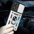 Чохол NOX Camera Slide Oppo A78 5G, CamShield Slide, срібло