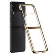 Чохол Electroplating Frame для Samsung Galaxy Z Flip 4 5G, Gold