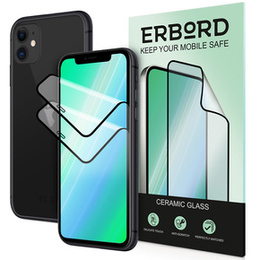 2x Керамічне гібридне скло ERBORD для iPhone X/XS/11 Pro