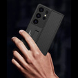 Фліп-чохол для Samsung Galaxy S25, GKK Card Slot Wallet, carbon чорний