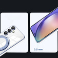Магнитный чехол для Samsung Galaxy S24 FE, для MagSafe, синий