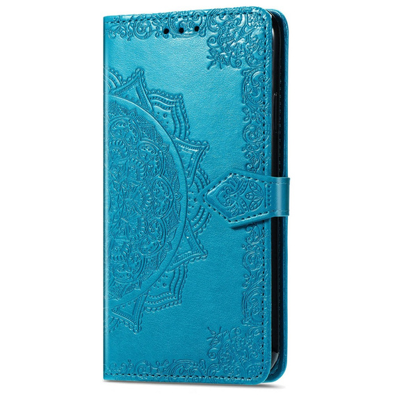Откидной чехол для Oppo A40 / Oppo A40m, Mandala, синий