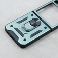 Бронированный Чехол до Samsung Galaxy Z Flip5 5G, Nox Case Ring, зелёный