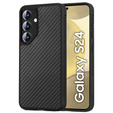 Чохол для Samsung Galaxy S24, ERBORD KevlarGuard, чорний