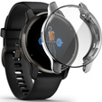 Чехол 2в1 с защитой экрана для часов Garmin Venu 2 Plus, Silver