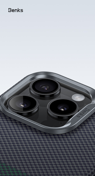 Чохол BENKS Kevlar Magnetic Armor Pro Aurora 600D B062 для MagSafe для iPhone 15 Pro Max