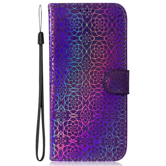 Откидной чехол для Oppo A17, Wallet mandala, фиолетовый