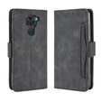Откидной чехол для Xiaomi Redmi Note 9, Card Slot, чёрный