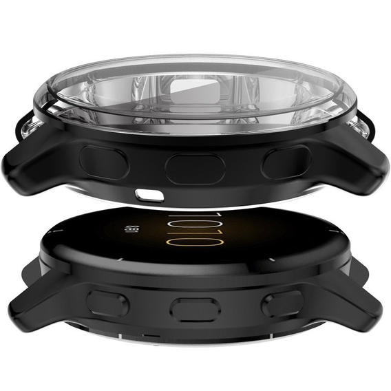 Чехол 2в1 с защитой экрана для часов Garmin Venu 2 Plus, Black