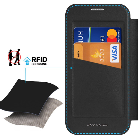 Чохол Dux Ducis для iPhone 17, Skin X Pro, з клапаном, для MagSafe, чорний
