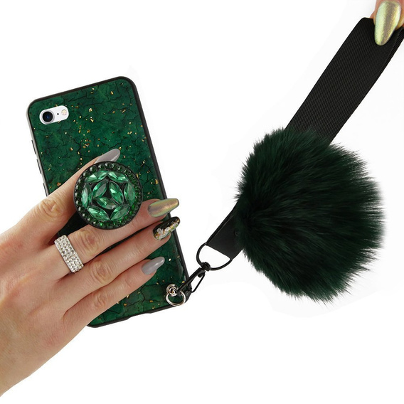 Чохол Epoxy Gold iPhone 7/8, Green