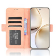Футляр з клапаном для Realme 14 Pro 5G, Card Slot, рожевий