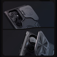 Чохол для Samsung Galaxy S24 Ultra, броньований Nillkin, CamShield Armor Prop, чорний