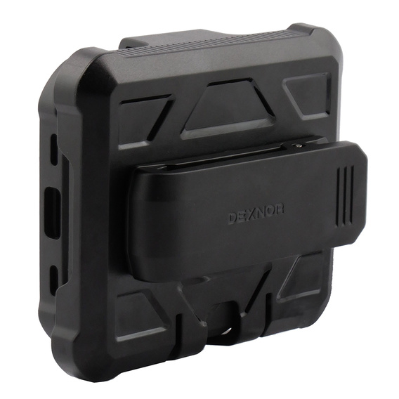 Бронированный чехол для Samsung Galaxy Z Flip 4 5G, Dexnor Clip Holder, чёрный