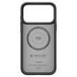 Чохол Spigen Enzo Aramid MagSafe для iPhone 17 Pro Max, карбоновий чорний / сріблястий
