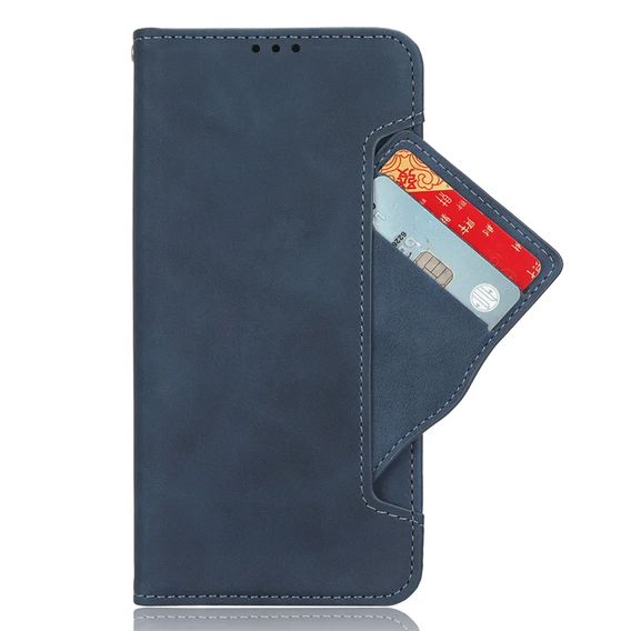 Футляр з клапаном для Realme 12 Pro 5G / 12 Pro+ 5G, Card Slot, темно-синій