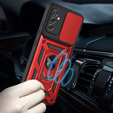 Чохол NOX Camera Slide Samsung Galaxy M52 5G, CamShield Slide, червоний